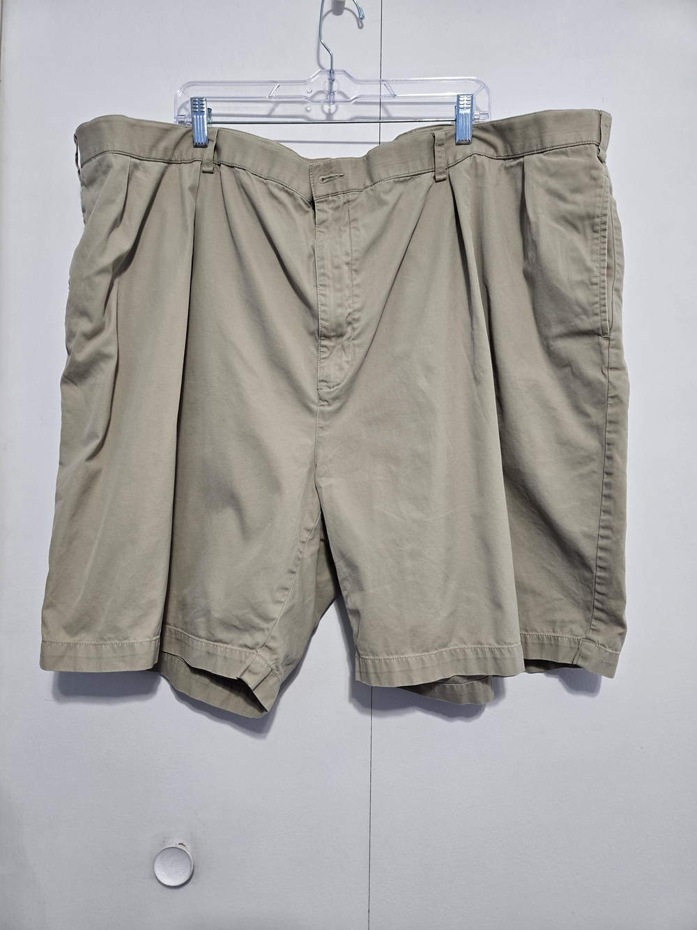 Polo Ralph Lauren‎ Big Prospect Khaki Shorts Men's 56B Beige Cotton Pleated